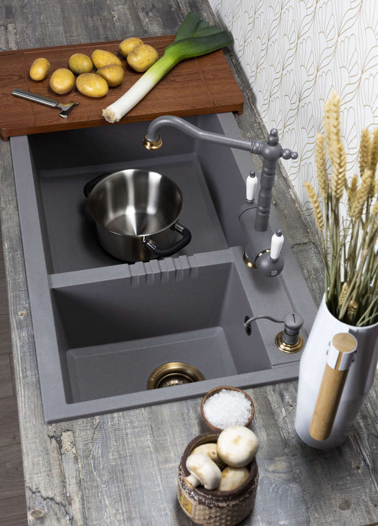 Мойка Omoikiri TEDORI 86-2-LB-ES фото 4