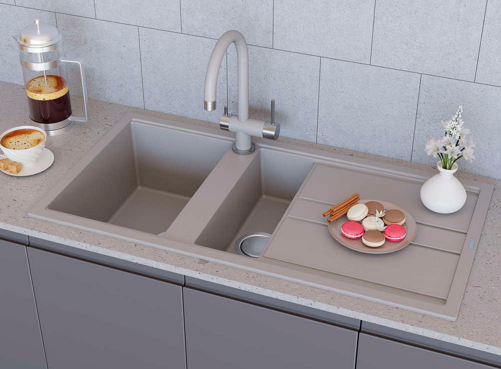 Мойка Omoikiri Kitagawa 100-2 GB фото 4