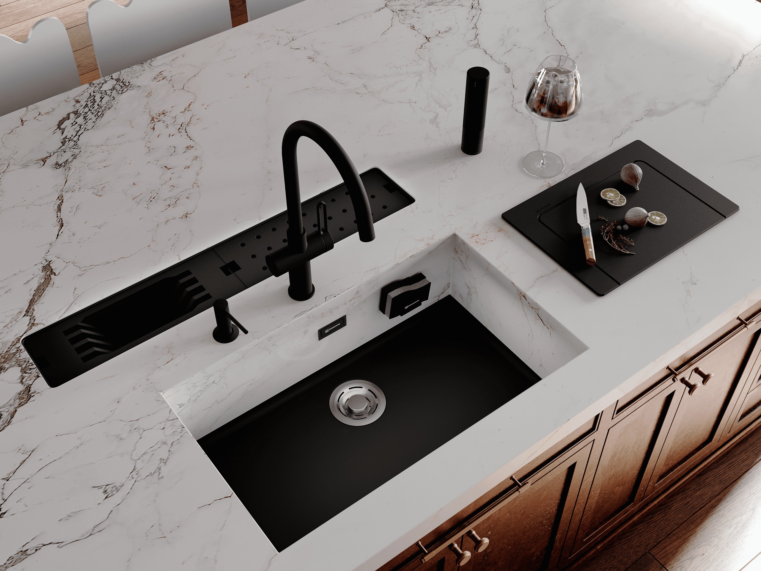 Мойка Омойкири KITEN 70-INT GB фото 4 Мойка Omoikiri KITEN 70-INT GB фото 4