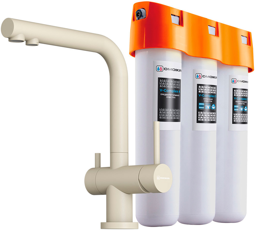 Комплект Омойкири NAGANO BE-P + PURE DROP LITE Комплект Omoikiri NAGANO BE-P + PURE DROP LITE