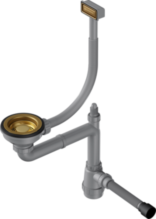 Арматура для одночашевых моек с декоративной решеткой WK-1-AB