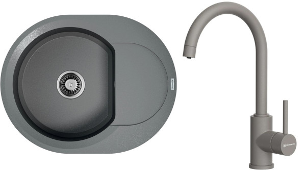 Комплект Omoikiri SAKAIME 60E GR, Shinagawa 2 PLUS GR