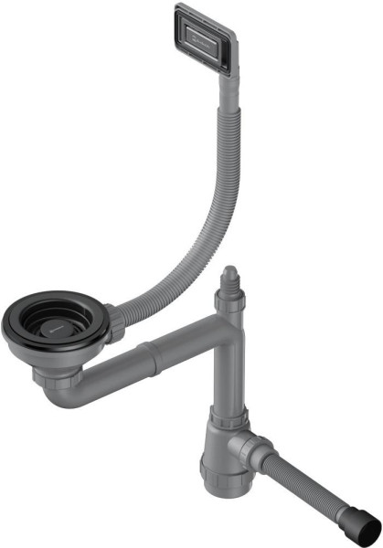 Арматура для одночашевых моек с универсальным прямоугольным переливом Omoikiri WK-1-UN GM