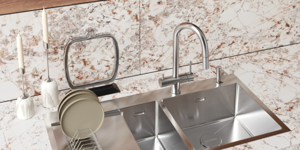 Мойка Omoikiri AKISAME 100-2-IN-L крыло справа