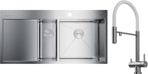 Комплект Омойкири AKISAME 100-2 IN-R, KANTO BN Комплект Omoikiri AKISAME 100-2 IN-R, KANTO BN