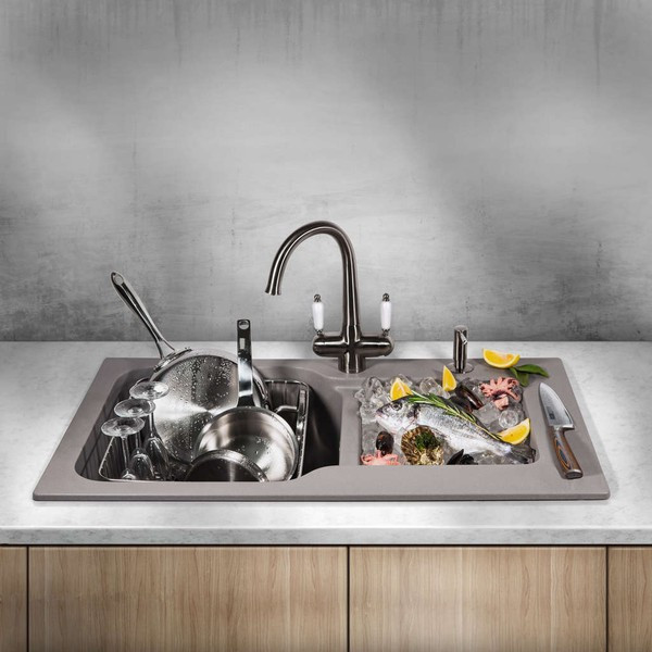 Мойка Omoikiri MARU 86-2 WH