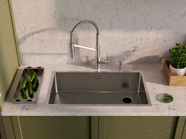 Мойка Omoikiri TAKI 74-U/IF SIDE IN