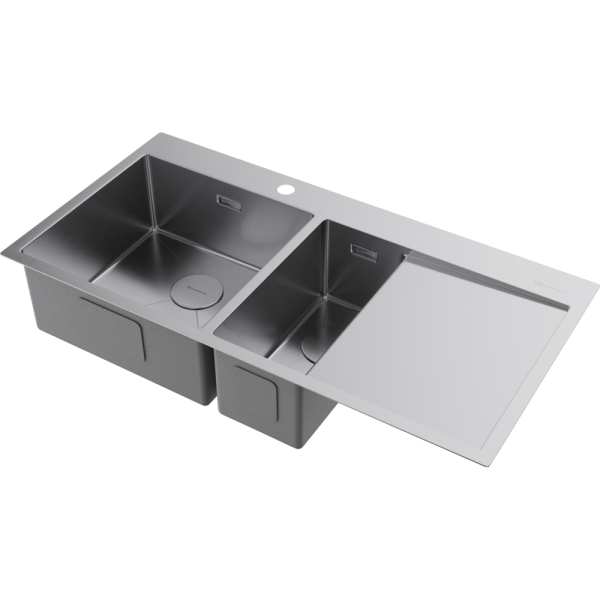 Мойка Omoikiri AKISAME 100-2-IN-L крыло справа