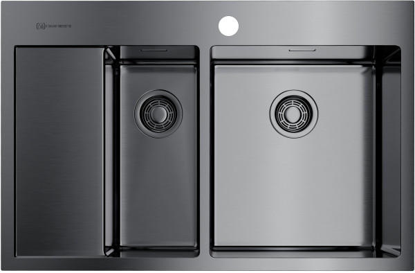 Мойка Omoikiri AKISAME 78-2 GM-R крыло слева