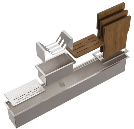 Встраиваемая сушка для посуды Омойкири DRY-01 IN Встраиваемая сушка для посуды Omoikiri DRY-01 IN