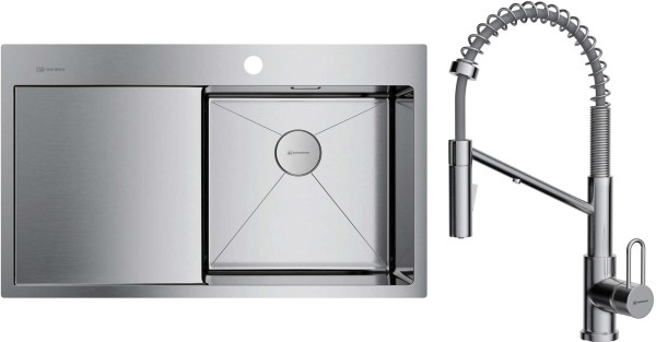 Комплект Омойкири AKISAME 86 IN-R, MIKAWA 2 PLUS-SB BN Комплект Omoikiri AKISAME 86 IN-R, MIKAWA 2 PLUS-SB BN