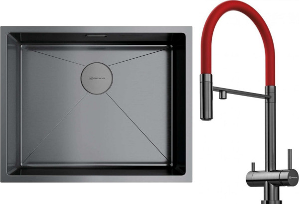 Комплект Омойкири Taki 54-U/IF-GM, KANTO PVD GM Комплект Omoikiri Taki 54-U/IF-GM, KANTO PVD GM