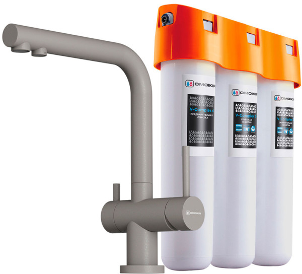 Комплект Omoikiri NAGANO GR-P + PURE DROP LITE