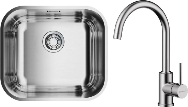 Комплект Omoikiri Omi 49-U/I IN, Shinagawa BN