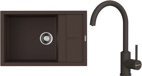 Комплект Omoikiri Sumi 78 LB-DC, Shinagawa 2 PLUS DC