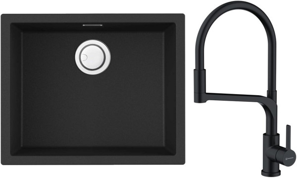 Комплект Омойкири Yamakawa 55-U/I GB, SINTO 2 PLUS GB-BL Комплект Omoikiri Yamakawa 55-U/I GB, SINTO 2 PLUS GB-BL