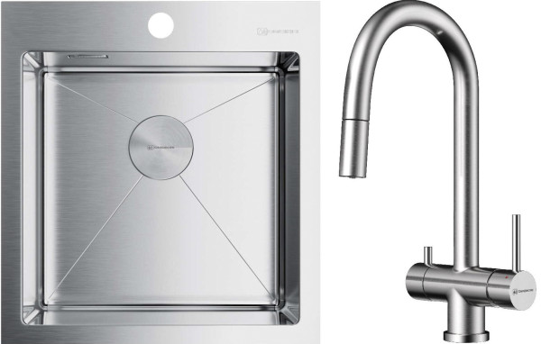 Комплект Омойкири AKISAME 46-IN, AKITA-S BN Комплект Omoikiri AKISAME 46-IN, AKITA-S BN