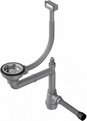 Арматура для одночашевых моек с декоративной решеткой Omoikiri WK-1-SI