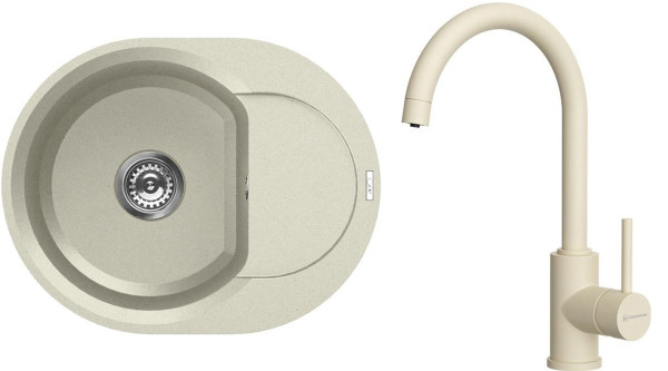 Комплект Omoikiri SAKAIME 60E BE, Shinagawa 2 PLUS BE