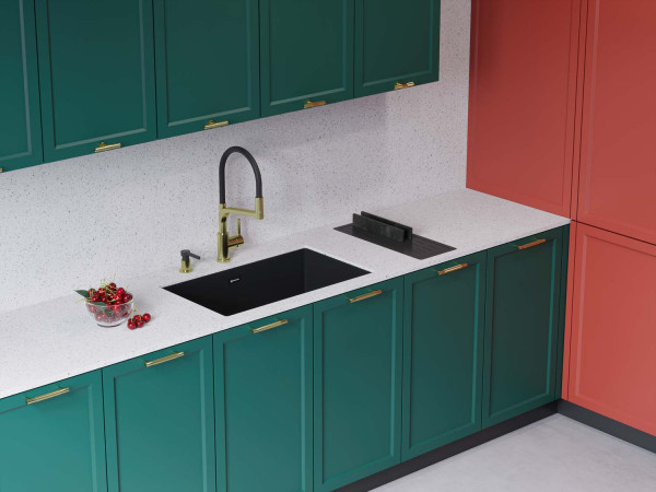 Мойка Omoikiri TAKI 74-U/IF-L Side GB